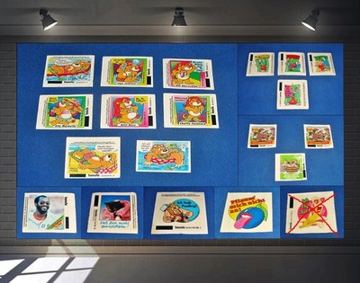 Sammelaufkleber Hanuta, Duplo - Sticker von 1984 - 1985 - 1987 - 1998 - 2009