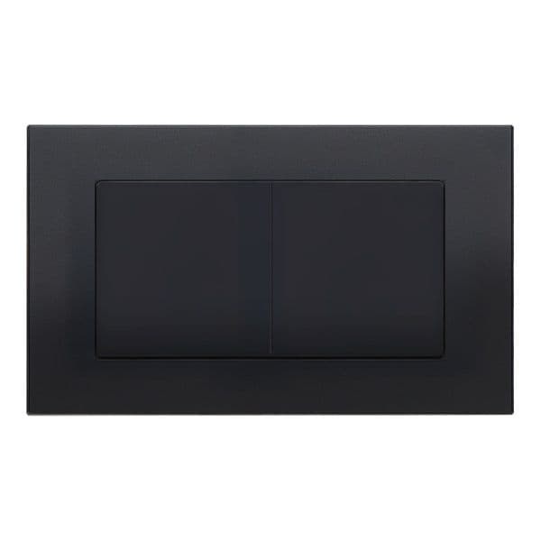Retrotouch Aura MM23MB-BP2B 2 Gang Blank Plate Double - Matt Black