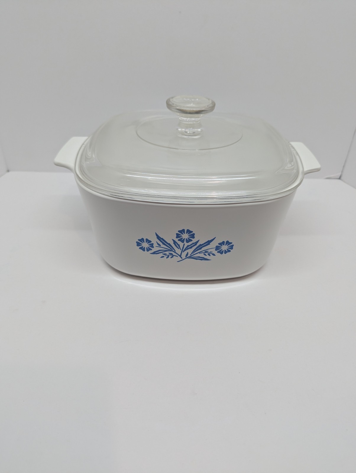 Vintage Corning Ware Blue Cornflower 3 Quart Casserole Dish A-3-B w/Lid A-9-C