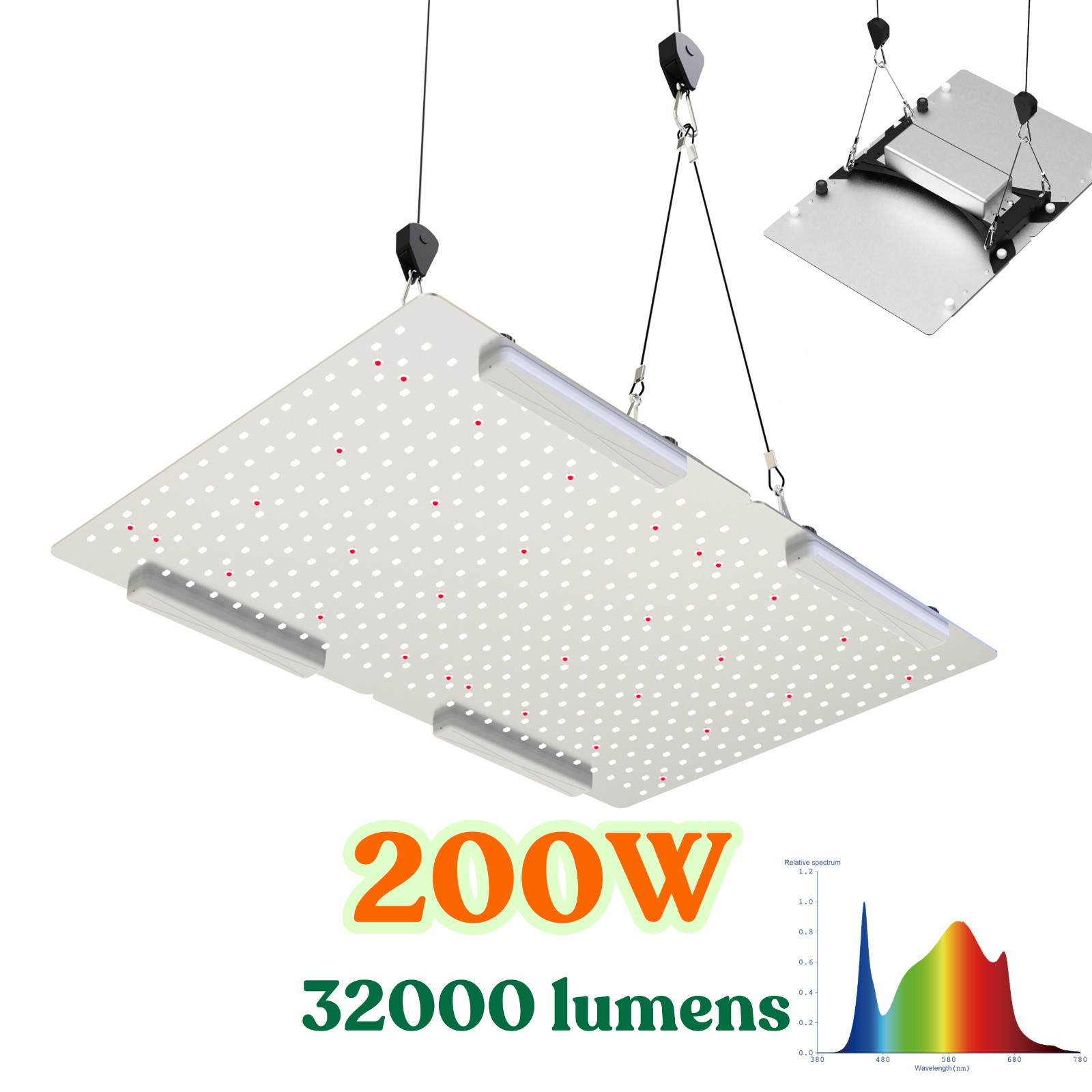 Full Spectrum 100w/200w/300w/400w For Indoor Plant Veg Dimma