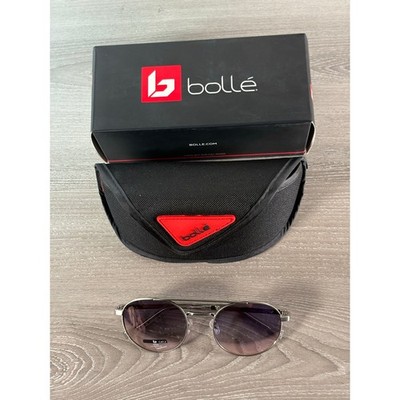 Bolle Ova-Silver Gradient Pink Cat-2 Unisex Sunglasses New- Box- Case