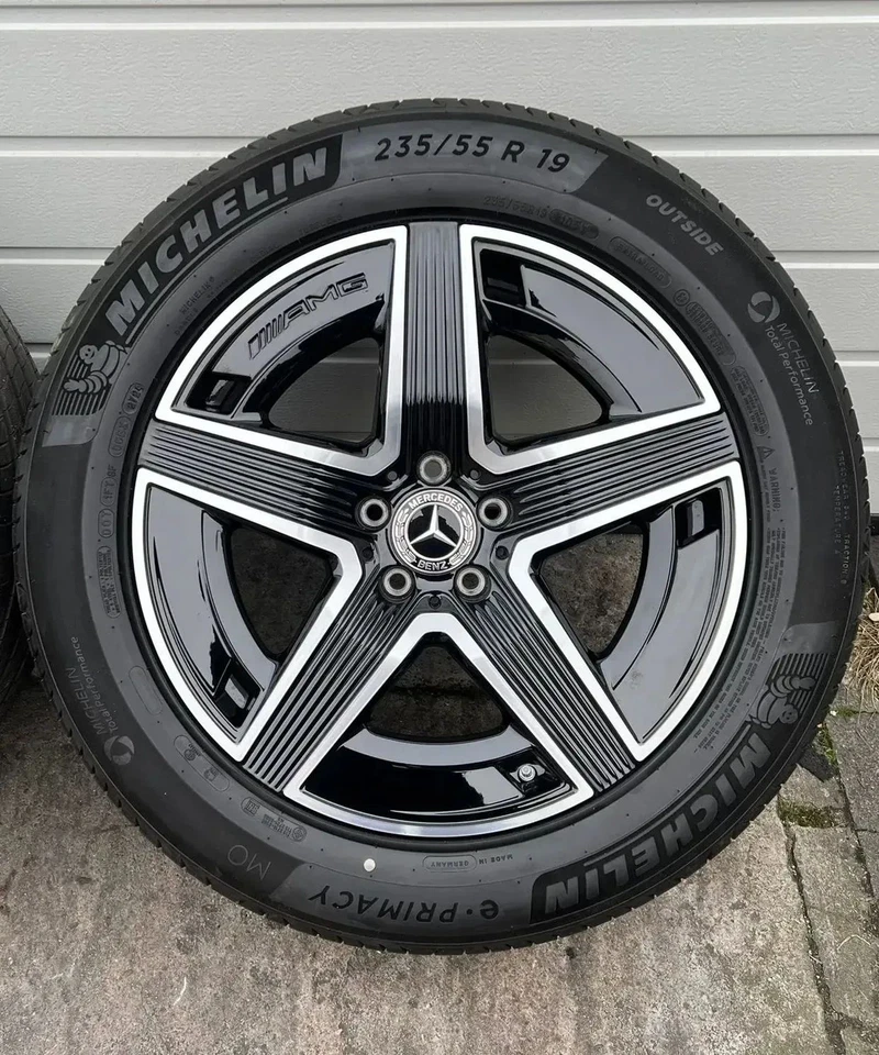 Original Mercedes GLC SUV X254 19 Zoll AMG Sommerräder A2544010400 DOT24 RDK NEU - Bild 2 von 4