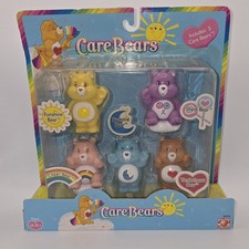 CareBears Play Along Set Of 5 Funshine Share Bedtime Cheer Tenderheart 2003 New