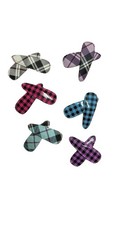 Early 2000's Plaid Barrette Clips Hair Accessories