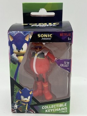 Netflix Sonic Prime Dr. Eggman Schlüsselanhänger Neu Sammlerfigur Figur