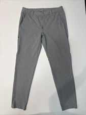 BYLT Pants Mens Size Large  Gray Blue Everyday Pant 2.0 Slim Fit