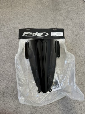 Puig 20314H R-Racer Windschutzscheibe Getönt – Aerodynamische Sport-Scheibe Für Motorräder