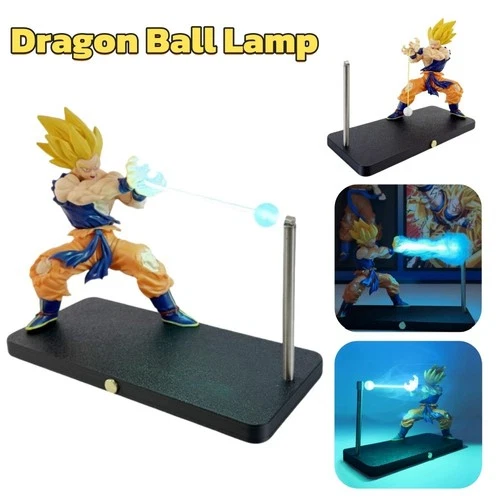 Dragon Ball Z Goku Kamehameha Magnetic Touch Night Lamp Levitating Desk Light~ - Picture 2 of 10