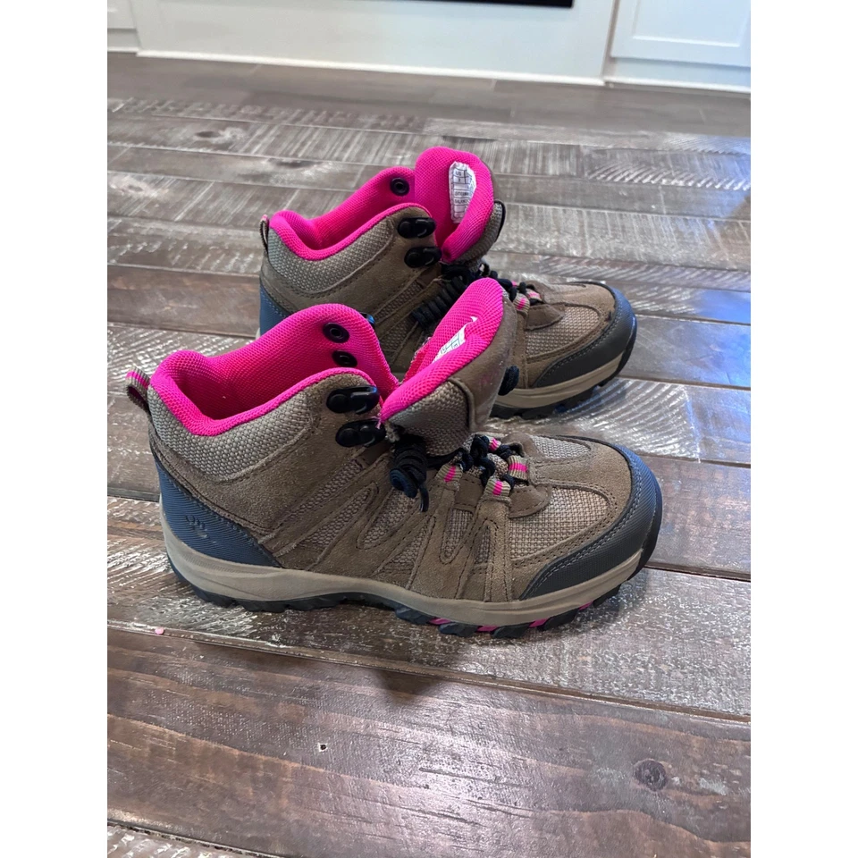 Bearpaw Kids Hiking Boots Waterproof Pink Accents Size 2 - Image 4 of 4