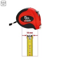 Ks Tools Bandmaß Mit Feststeller,Schwarz-Rot, 5M, 19Mm