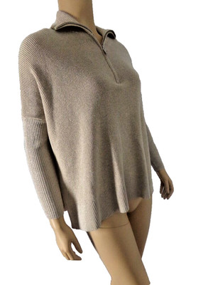 TOMMY BAHAMA women Sweater Bonita XXS/S caramel brown shimmer relaxed fit NWT