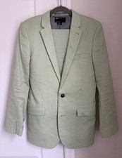 ASOS DESIGN Men s Solid Green 2-Piece Suit Si...