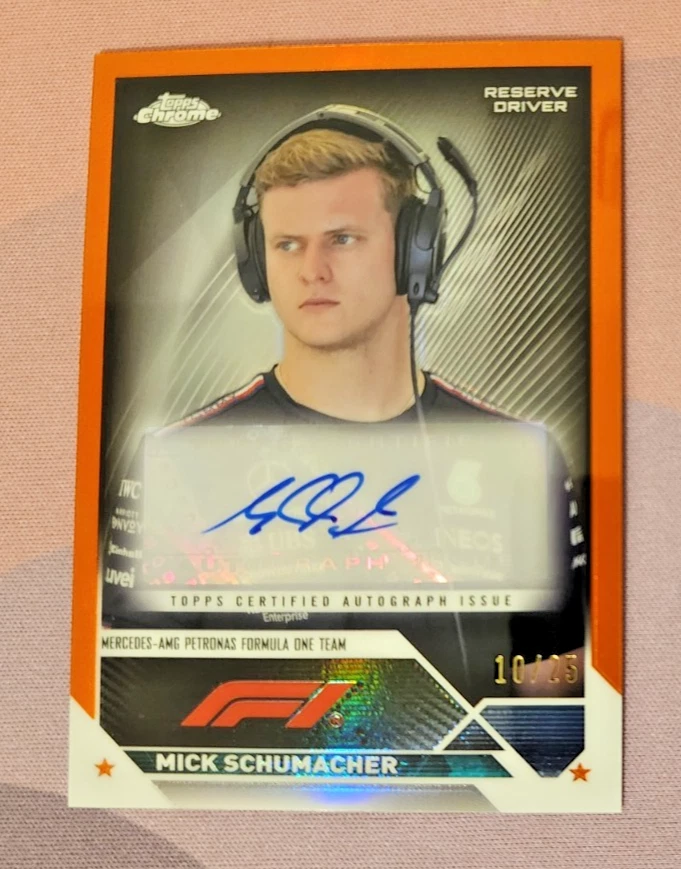 その他 2020 topps chrome MICK Schumacher psa10 Mick Schumacher - 2020 Topps Chrome Formula 1 Refractor PSA 10 | eBay