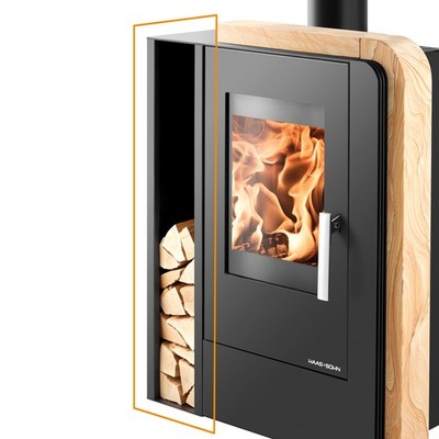 Haas+Sohn Holzlagerfach Aruba easy Kaminofen 