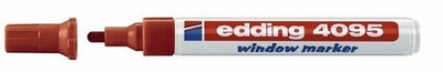 Edding 4-4095002 4095 Windowmarker - 2 - 3 mm, rot