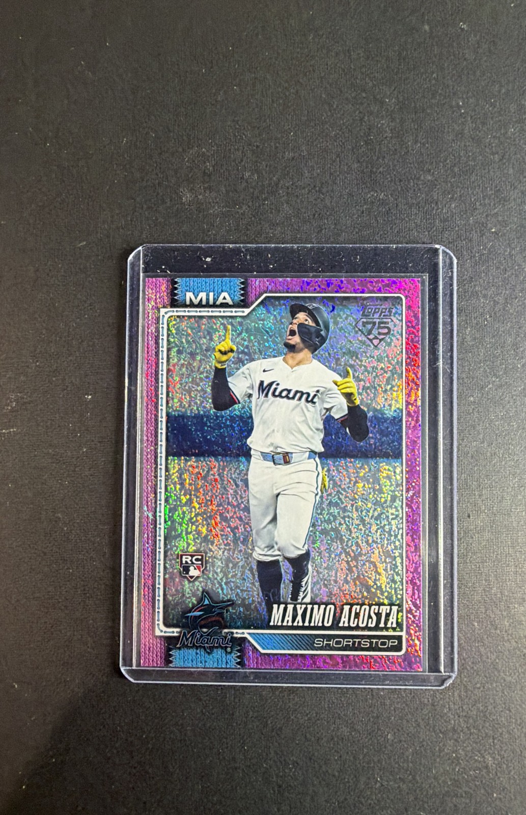 2026 Topps Series 1 - Maximo Acosta #172 Pink Holo Foil (RC)