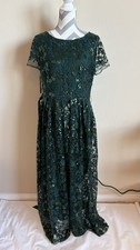 green emerald velvet dress Terani 242M3338 Prom Dress - Slate main image 1