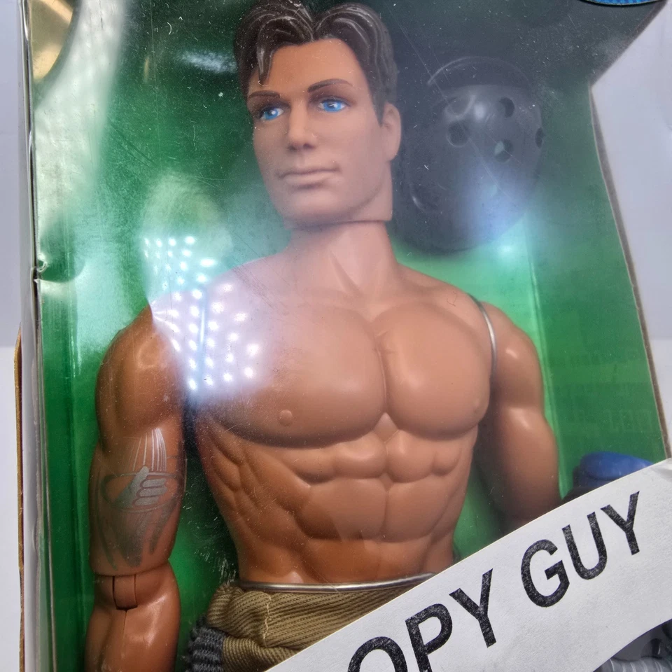 11-дюймовая экшн-фигурка Max Steel Rocket Blading 2000 Mattel в коробке запечатанная винтажная игрушка - Изображение 4 из 4