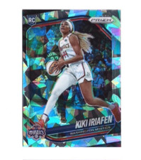Kiki Iriafen 2025 Panini WNBA Prizm Ice Rookie RC #72 Washington Mystics