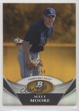 2011 Bowman Platinum Prospects Gold 33/50 Matt Moore #BPP98 0v0