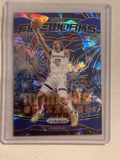 2024-25 Panini Prizm Basketball Ja Morant Blue Ice 123/125 Fireworks