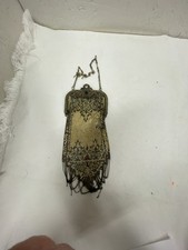 MANDALAIN MFG CO ENAMEL 9" PURSE - ART DECO FLAPPER ERA