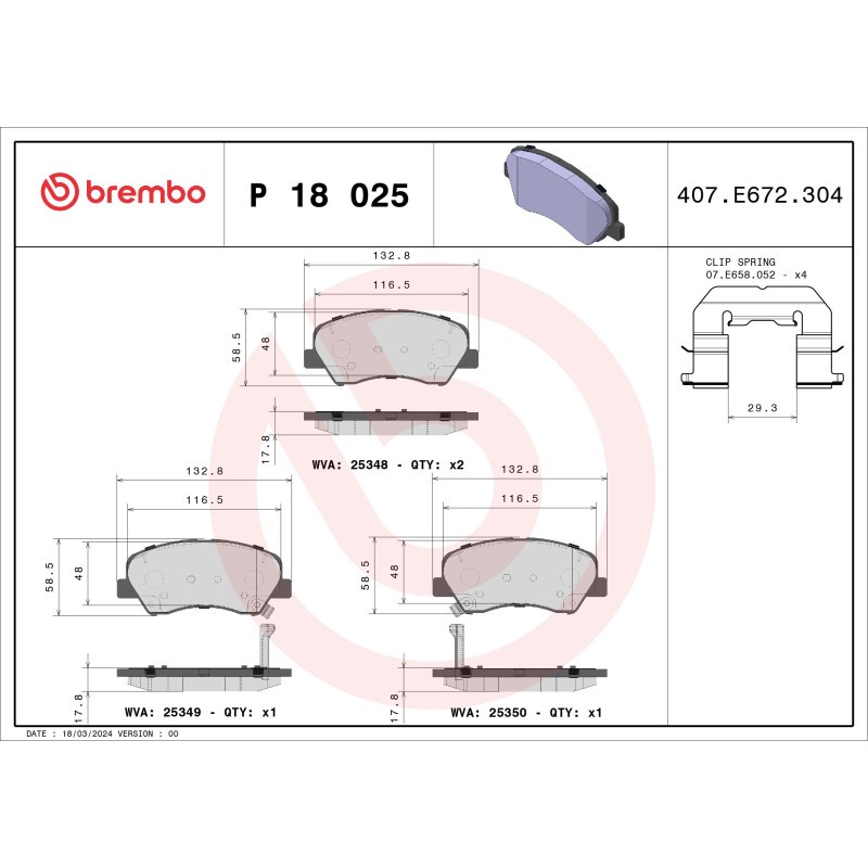 Brembo Ham Pads Hyundai Accent Ii 99 Vorne - Bild 4