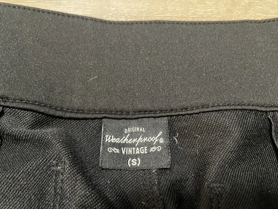 Weatherproof Vintage pull on Women’s Sz S slim Pants tapered stretch black - Image 3 of 4