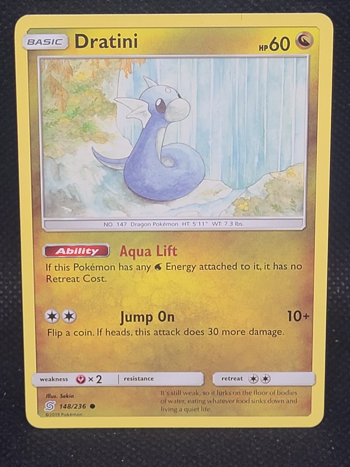 Dratini (148) Pokemon SM - Unified Minds #148/236 MP