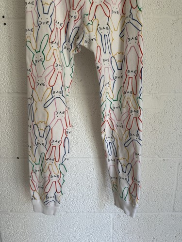 EUC Hanna Andersson Long John Bunny Pajamas SIZE 120 US 6-7 Multicolor - Picture 13 of 13