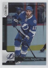 2017-18 O-Pee-Chee Black Rainbow Foil 4/100 Cedric Paquette #215 1o3