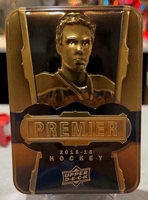 2015-16 Upper Deck Premier Hockey EMPTY TIN - Embossed Connor McDavid - NO CARDS