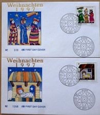 BRD FDC Ersttagsbriefe Mi.-Nr. 1959 - 1960 Weihnachten  (A100)