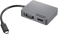 New Lenovo USB-C Travel Hub Gen2 Portable HDMI VGA USB-A Ethernet - 4X91A30366