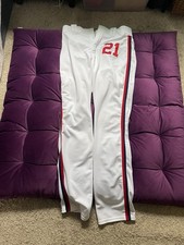 Tyler Flowers Game Worn 2015 Chicago White Sox Retro Pants MLB Tagged EXTRA LONG