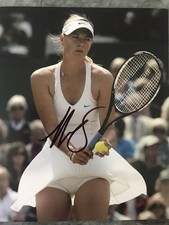 Maria Sharapova Signed 8x10 Tennis Photo With COA