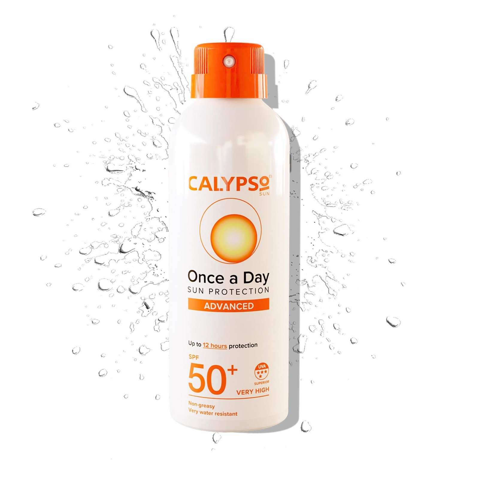Calypso Unisex White Once A Day Sun Protection Spf50 Spray In - Image 2