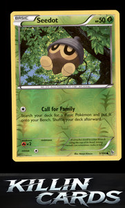 Reverse Holofoil Seedot 5/106 Pokemon Common XY - Flashfire Card NM