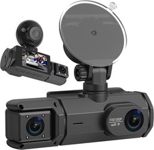 Camaras Dash Dual Giratoria 1080P Para Carros Que Graben 24/7 Con Pantalla