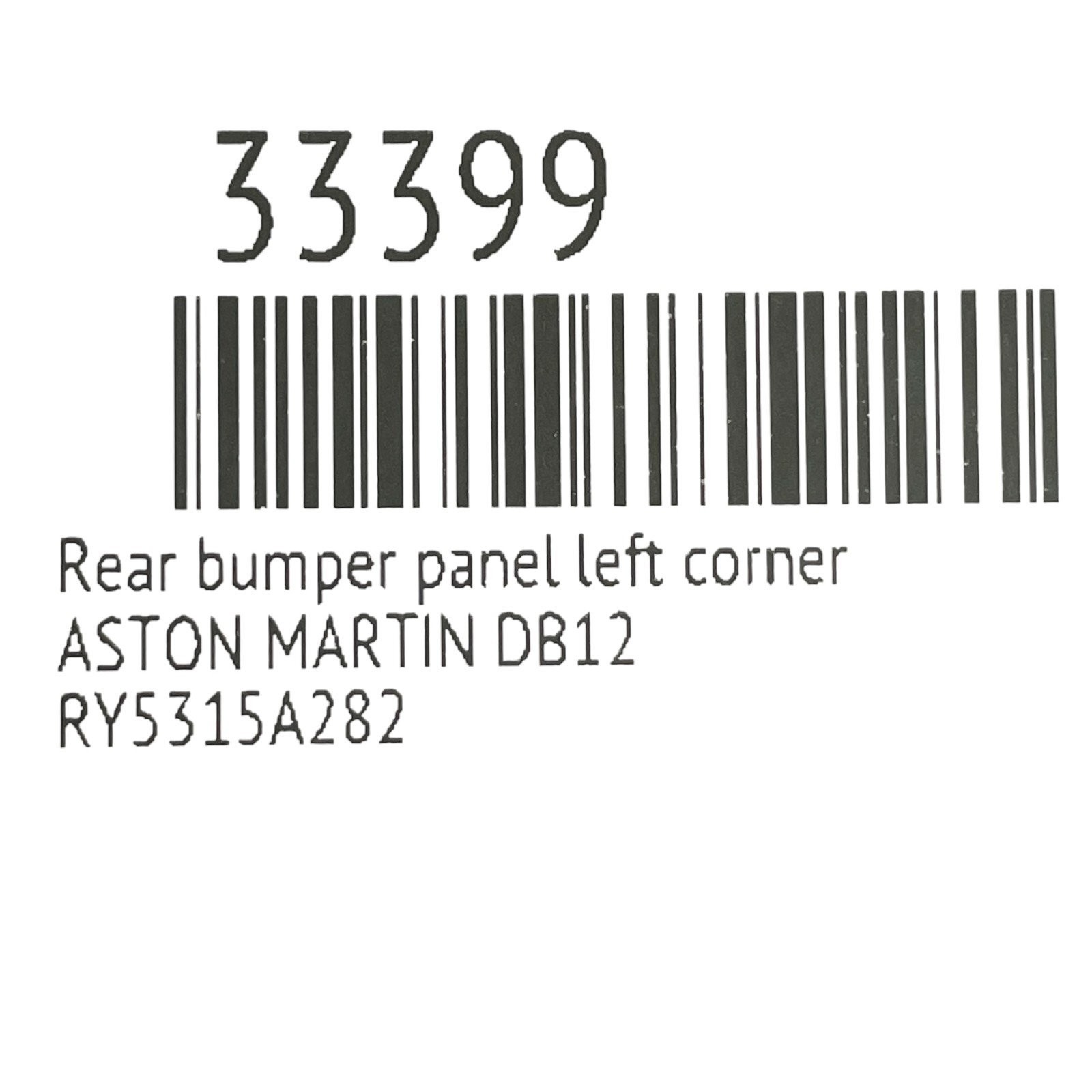 Aston Martin DB12 2024-2026 Rear Left Trim panels Set