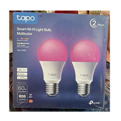 TP-Link Tapo L530E Smart Wi-Fi LED Lampen   2er Pack RGB
