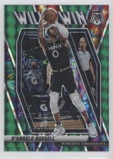 2020-21 Panini Mosaic Will to Win Green Mosaic Prizm D'Angelo Russell #11 6jx