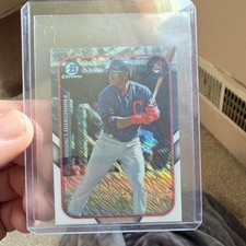 Topps 2015 Bowman Francisco Lindor FFM-FL The Farm's Finest Chrome Indians