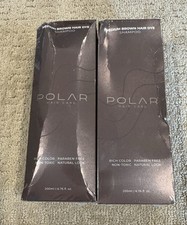 2 Polar Med-Brown Hair Dye Shampoo 6.7oz Color No-toxic Natural Brunette Medium