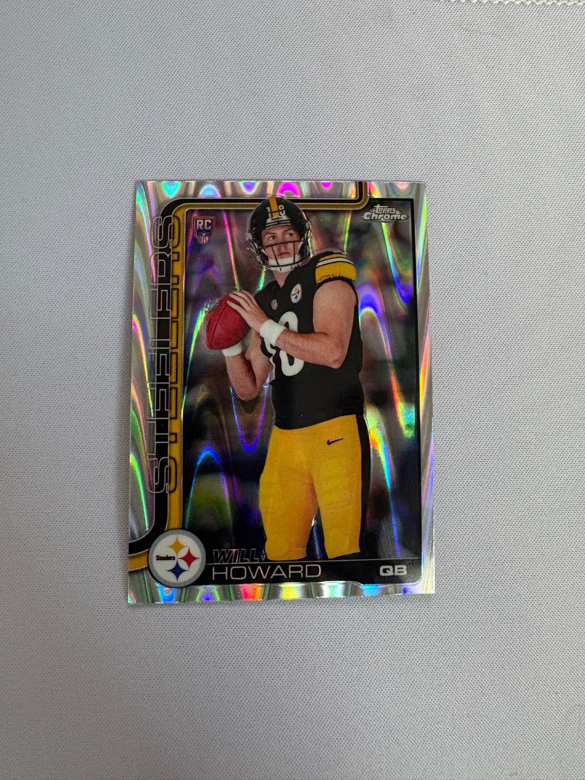 2025 Topps Chrome - Rookies Will Howard #321 RayWave Refractor (RC)