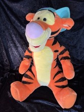 Vintage Rare My Talkin Tigger 22" Plush Toy W/Hat Fisher Price Disney Tested