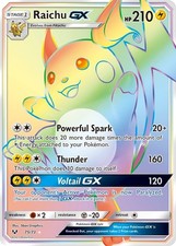 Raichu GX (Secret) Holofoil [SHL - 75/73]