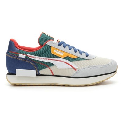 PUMA Future Rider Nh Blue Lace Up  Mens Multi Sneakers Casual Shoes 38997601