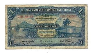 Trinidad & Tobago (P5c) 1 Dollar 1943