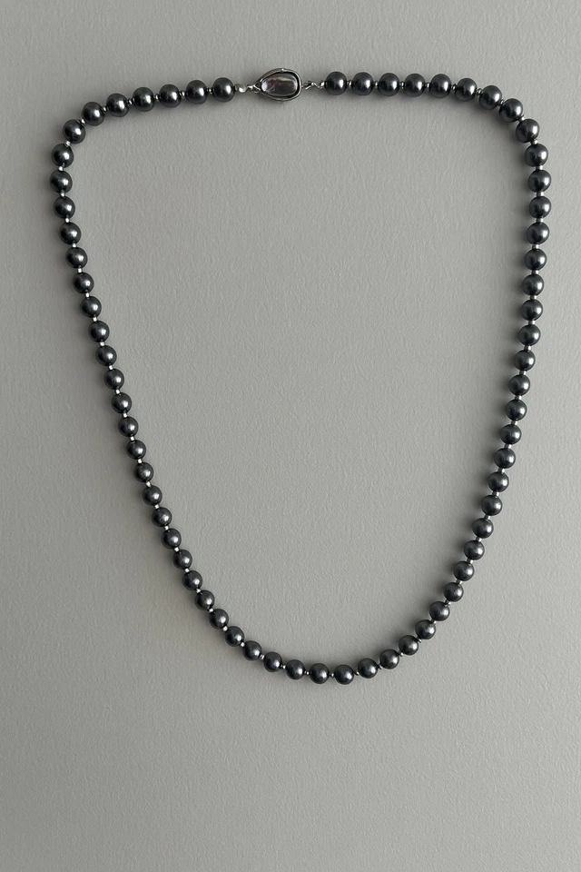 Tahitian Pearl Necklace White Gold Spacers - Image 2 of 2
